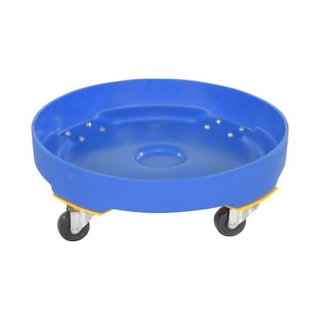 DRUM DOLLY HD POLY BLUE 55 GALLON